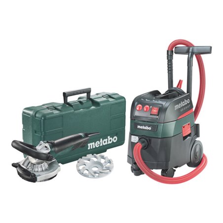 Metabo Renovierungsschleifer RS 14-125 + Allessauger ASR 35 M ACP Set Kunststoffkoffer