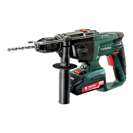 Metabo Akku-Schlagbohrmaschine SBE 18 LTX Kunststoffkoffer 18V 2x2Ah Li-Ion + ASC 55