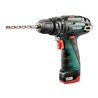 Metabo Akku-Schlagbohrschrauber PowerMaxx SB Basic Kunststoffkoffer 12V 2x2Ah Li-Power + LC 40
