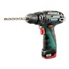 Metabo Akku-Schlagbohrschrauber PowerMaxx SB Basic Kunststoffkoffer 12V 2x2Ah Li-Power + LC 40