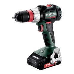 Metabo Akku-Bohrschrauber BS 18 LT BL Q Kunststoffkoffer 18V 2x2Ah Li-Ion + ASC 55