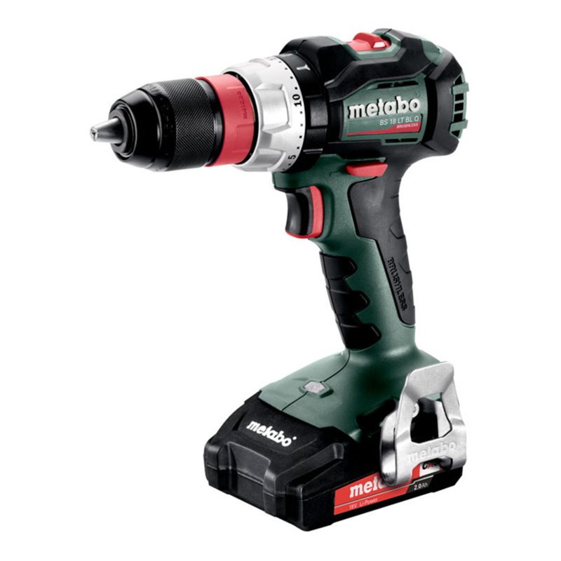 Metabo Akku-Bohrschrauber BS 18 LT BL Q Kunststoffkoffer 18V 2x2Ah Li-Ion + ASC 55