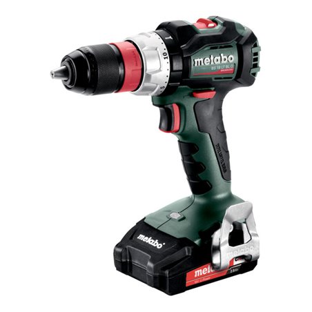 Metabo Akku-Bohrschrauber BS 18 LT BL Q Kunststoffkoffer 18V 2x2Ah Li-Ion + ASC 55