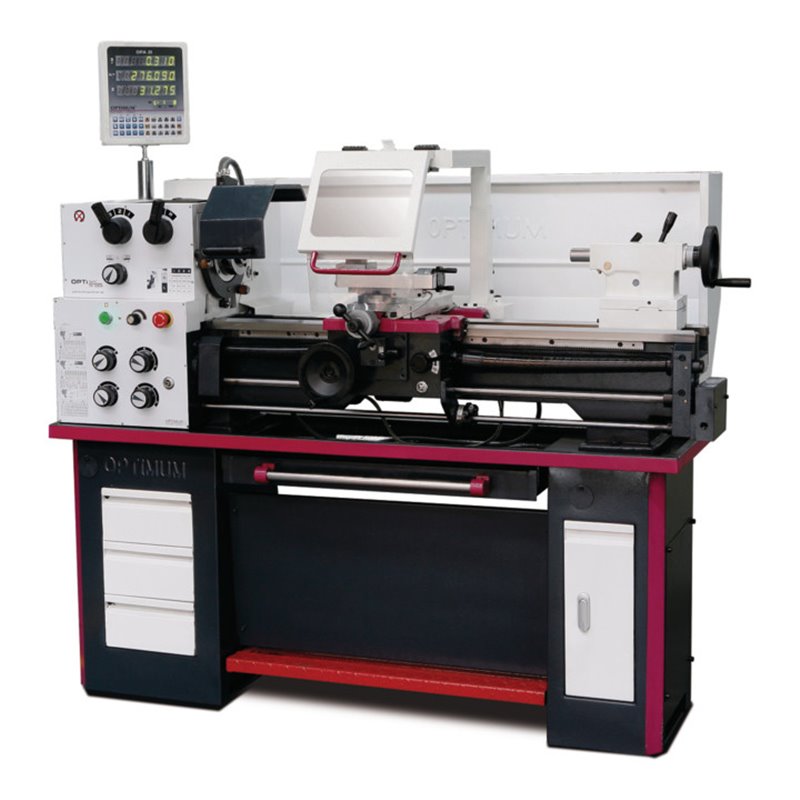 Optimum Leit- und Zugspindel-Drehmaschine OPTIturn TH 3309V