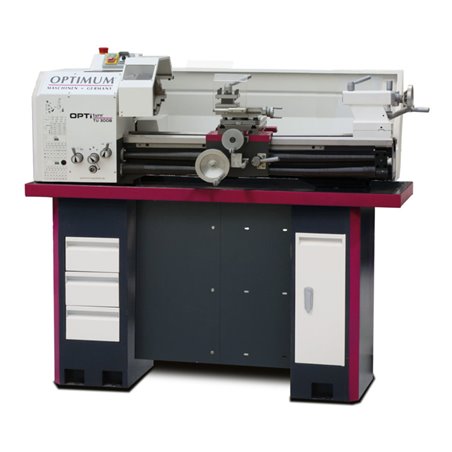 Optimum Leit- und Zugspindel-Drehmaschine OPTIturn TU 3008