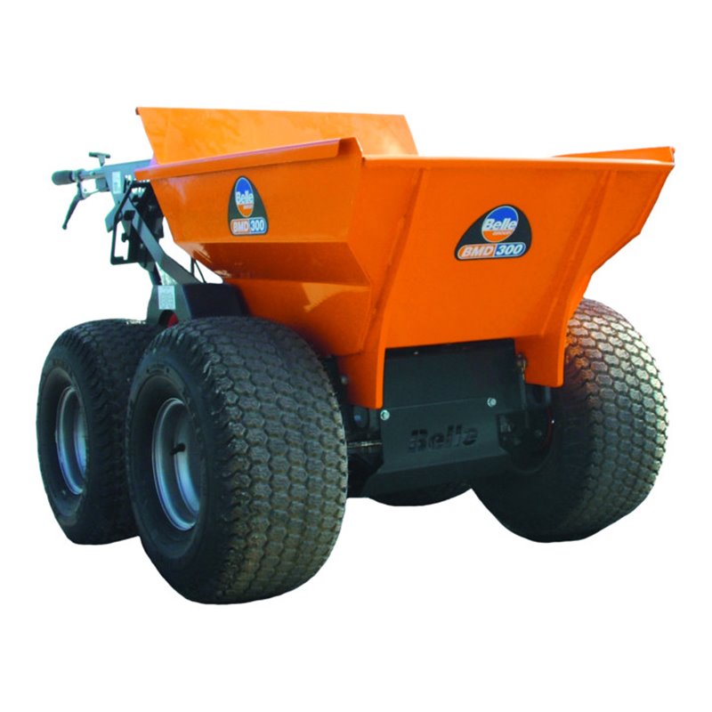 Lescha Minidumper BMD 300 orange mit Rasenreifen