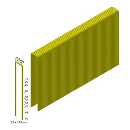 Prebena Heftklammern Z50CNKHA verzinkt geharzt