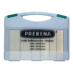 Prebena Heftklammern Typ ES im Handwerker-Koffer ES-BOX