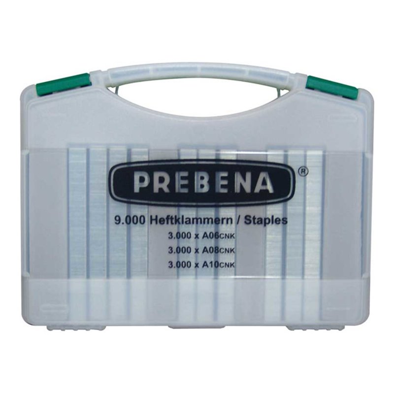 Prebena Heftklammern Typ A im Handwerker-Koffer A-BOX