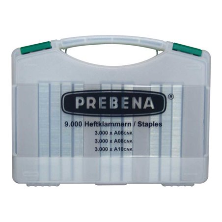 Prebena Heftklammern Typ A im Handwerker-Koffer A-BOX