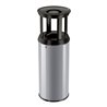 Hailo ProfiLine Combi Plus 50, Ascher-Papierkorb-Kombination, 45 l Silber