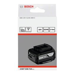 Bosch Einschubakkupack 18 Volt Heavy Duty (HD), 4,0 Ah Li-Ion GBA