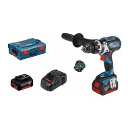Bosch Akku-Schlagbohrschrauber GSB 18V-85 C mit 2 x 5.0 Li-Ion Akku GCY 30-4 L-BOXX