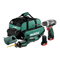 Metabo Akkuset Combo Set 2.4 10.8 V BS + ASE + Werkzeugtasche