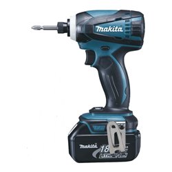 Makita Akku-Schlagschrauber DTD146RFE3 Set mit 3 Akkus BL1830 3.0 Ah