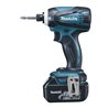Makita Akku-Schlagschrauber DTD146RFE3 Set mit 3 Akkus BL1830 3.0 Ah