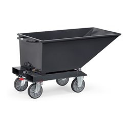 fetra Muldenkipper 4701 Anthrazitgrau mit Ablasshahn