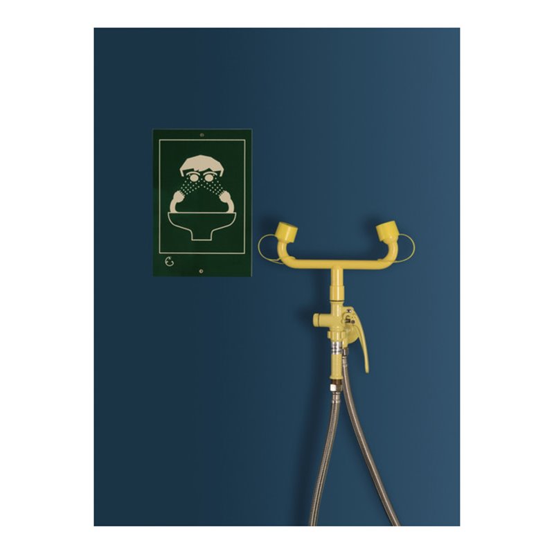 Erbstößer Augendusche AB003110 bewegliche Handdusche/Schlauchdusche 2-Strahlregler