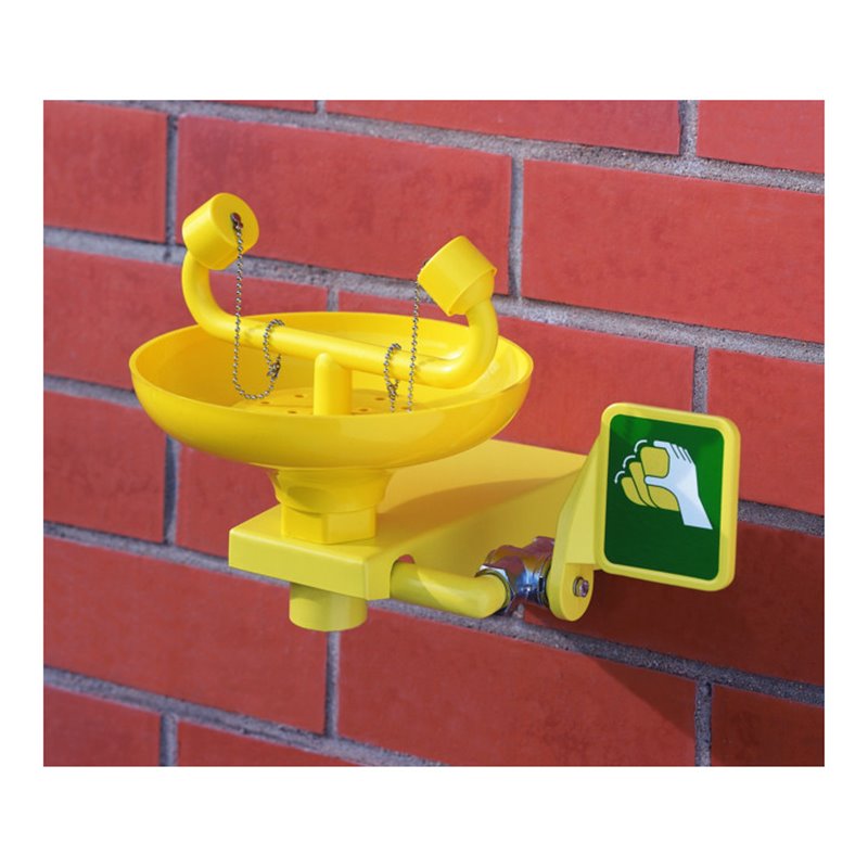 Erbstößer Augendusche AB002210 Wandmodell Auffangbecken-Kunststoff