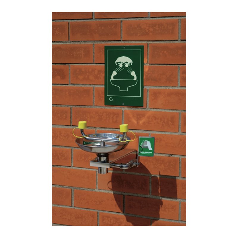 Erbstößer Augendusche AB2210TI Wandmodell Edelstahl