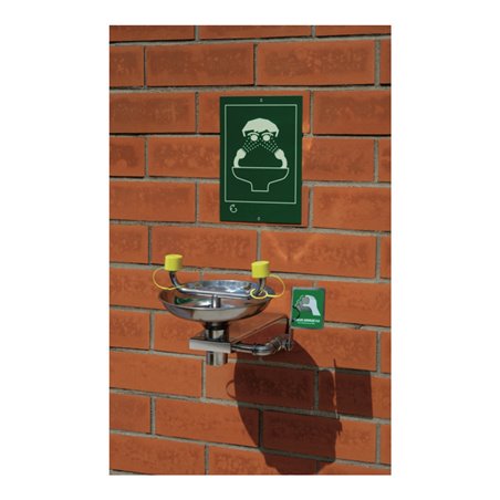 Erbstößer Augendusche AB2210TI Wandmodell Edelstahl