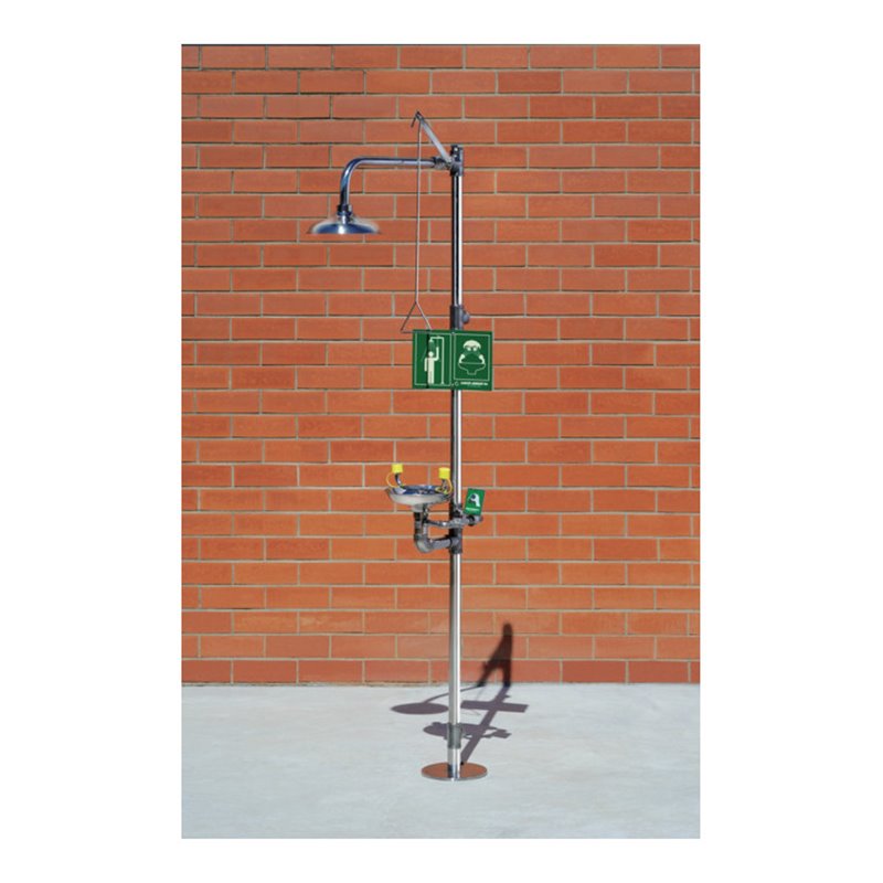 Erbstößer Körper-Augendusche-Kombination AB4220TI Edelstahl