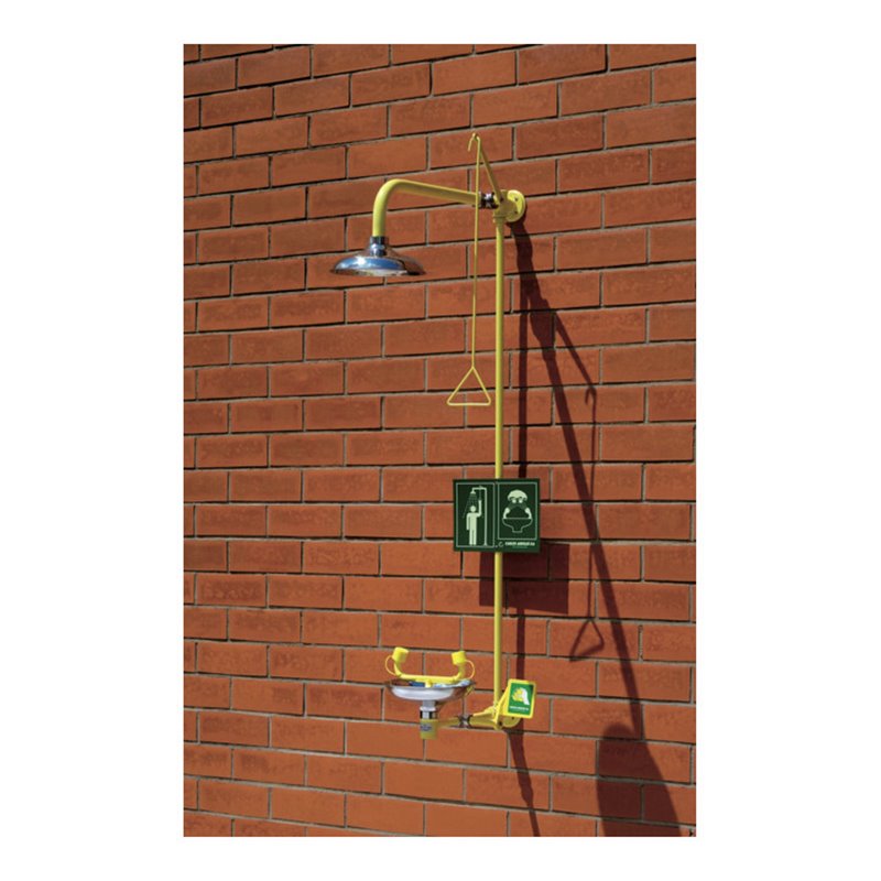 Erbstößer Körper-Augendusche-Kombination AB04285E Edelstahl  Duschkopf + Auffangbecken