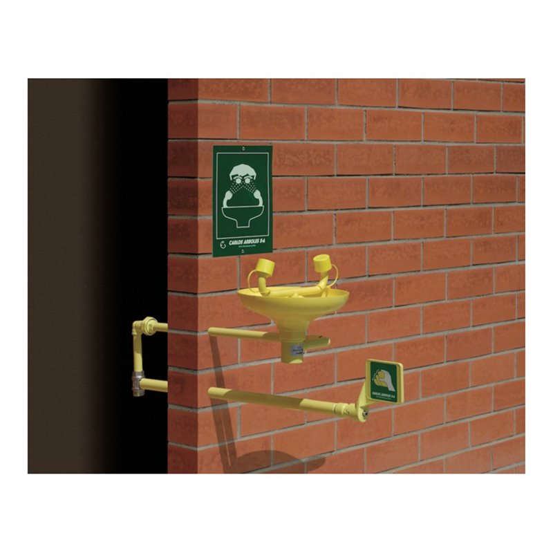 Erbstößer Augendusche AB2210FP Wandmodell Kunststofffrostsicher