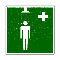 Erbstößer Photolumineszierendes Rettungszeichen Notdusche