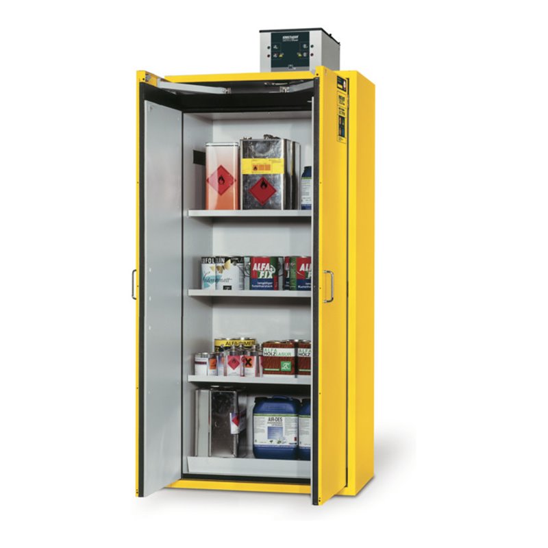 Erbstößer Sicherheitsschrank zur Lagerung entzündbarer Flüssigkeiten Typ 90 743 x 435 x 30 mm