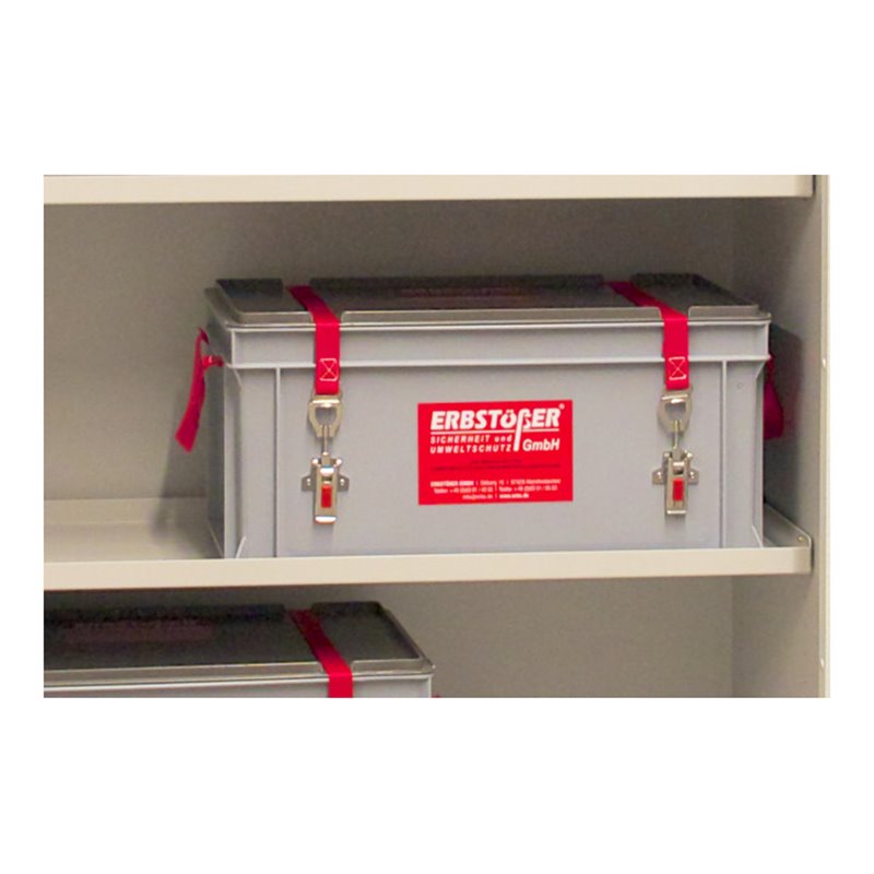 Erbstößer Lager-Box AT 1.2 zur Lagerung von kleinzelligen Lithium-Batterien