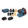 Bosch Akku-Schwingschleifer GSS 18V-10 mit 2 x 5,0 Ah Li-Ion Akku L-BOXX