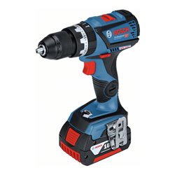 Bosch Akku-Schlagbohrschrauber GSB 18V-60 C mit 2 x 5,0 Ah Li-Ion Akku L-BOXX
