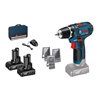Bosch Akku-Bohrschrauber GSR 12V-15 2 x 4,0 Ah Li-Ion-Akku Zubehör-Set in Tasche