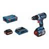 Bosch Akku-Bohrschrauber GSR 18V-60 C mit 2 x 2,0 Ah Li-Ion Akku L-BOXX