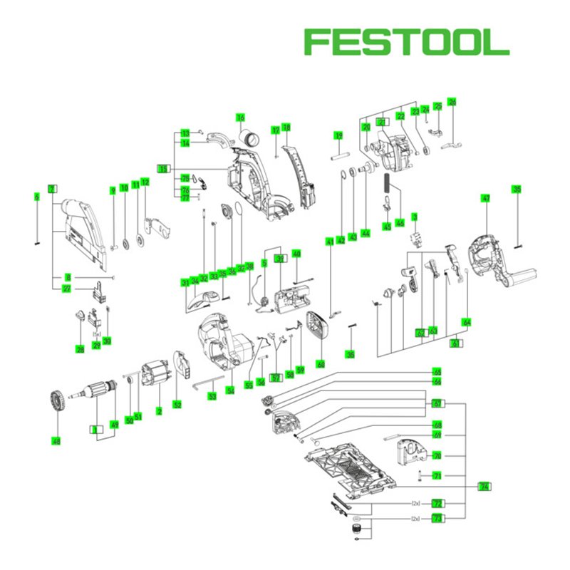 Festool Einlage SYS - RAP 150 FE Set Plus 496491