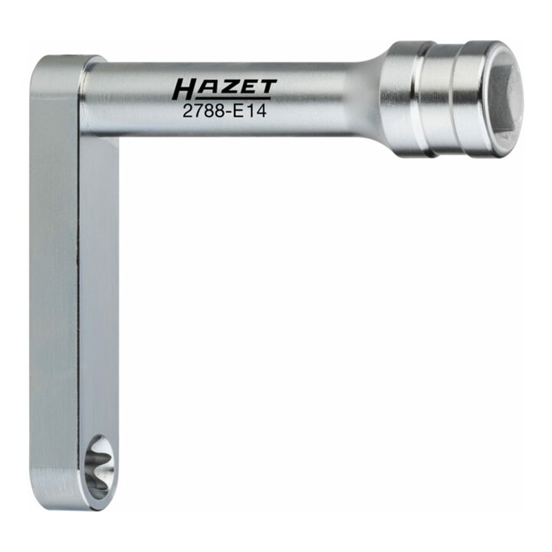 HAZET Nockenwellenräder-Verschraubung Spezialwerkzeug 2788-E14 Vierkant hohl 12,5 mm (1/2 Zoll) Außen TX Profil E14