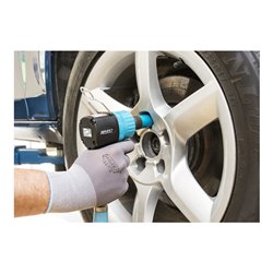 HAZET Schlagschrauber extra kurz 9012MT Lösemoment maximal: 1400 Nm Vierkant massiv 12,5 mm (1/2 Zoll) Hochleistungs-Doppelhamme