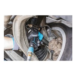 HAZET Schlagschrauber extra kurz 9012MT Lösemoment maximal: 1400 Nm Vierkant massiv 12,5 mm (1/2 Zoll) Hochleistungs-Doppelhamme