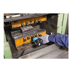 HAZET Schlagschrauber extra kurz 9012MT Lösemoment maximal: 1400 Nm Vierkant massiv 12,5 mm (1/2 Zoll) Hochleistungs-Doppelhamme