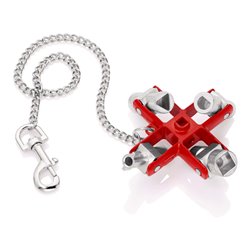 KNIPEX 00 11 06 Universal-Schlüssel der Standard Schaltschrankschlüssel 96 mm