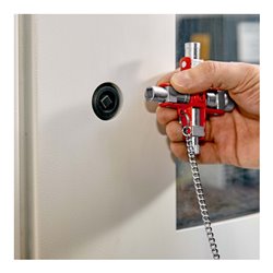 KNIPEX 00 11 06 Universal-Schlüssel der Standard Schaltschrankschlüssel 96 mm