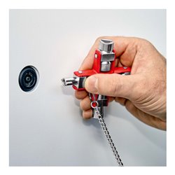 KNIPEX 00 11 06 Universal-Schlüssel der Standard Schaltschrankschlüssel 96 mm