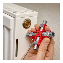 KNIPEX 00 11 06 Universal-Schlüssel der Standard Schaltschrankschlüssel 96 mm