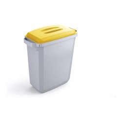 Durable Abfallbehälter DURABIN 60l Grau/Gelb