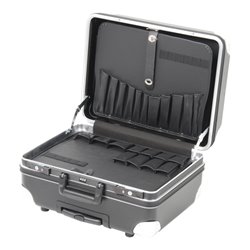 Hepco & Becker Werkzeugkoffer Robust XXL Bruchsicher mit integriertem Rollensystem + TSA Schloss