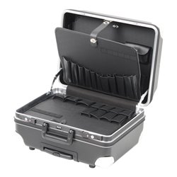 Hepco & Becker Werkzeugkoffer Robust XXL Bruchsicher mit integriertem Rollensystem + TSA Schloss