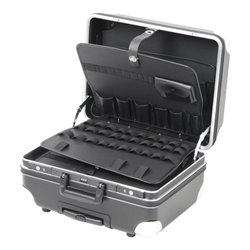 Hepco & Becker Werkzeugkoffer Robust XXL Bruchsicher mit integriertem Rollensystem + TSA Schloss