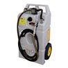 CEMO Schmierstofftrolley 100 Liter + E-Pumpe 12 Volt und LiFePO4-Akku