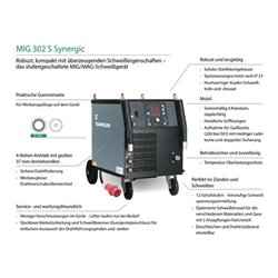 MIG/MAG-Schweißanlage MIG 302 S Synergic Set m.Zub.30-300 A gasg.TEAMWELDER